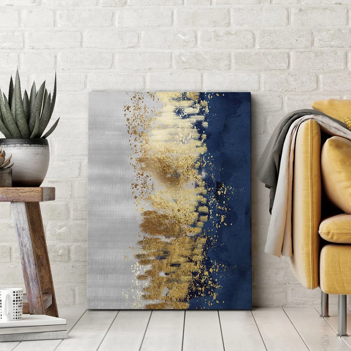 Obraz na plátne - Moderná kompozícia s iskrou - 50x70 cm