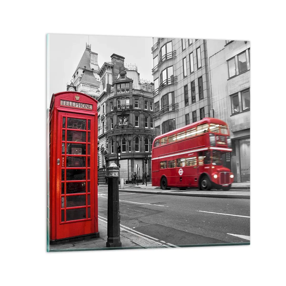 Obraz na skle - Najčervenšie v Európe - 70x70 cm