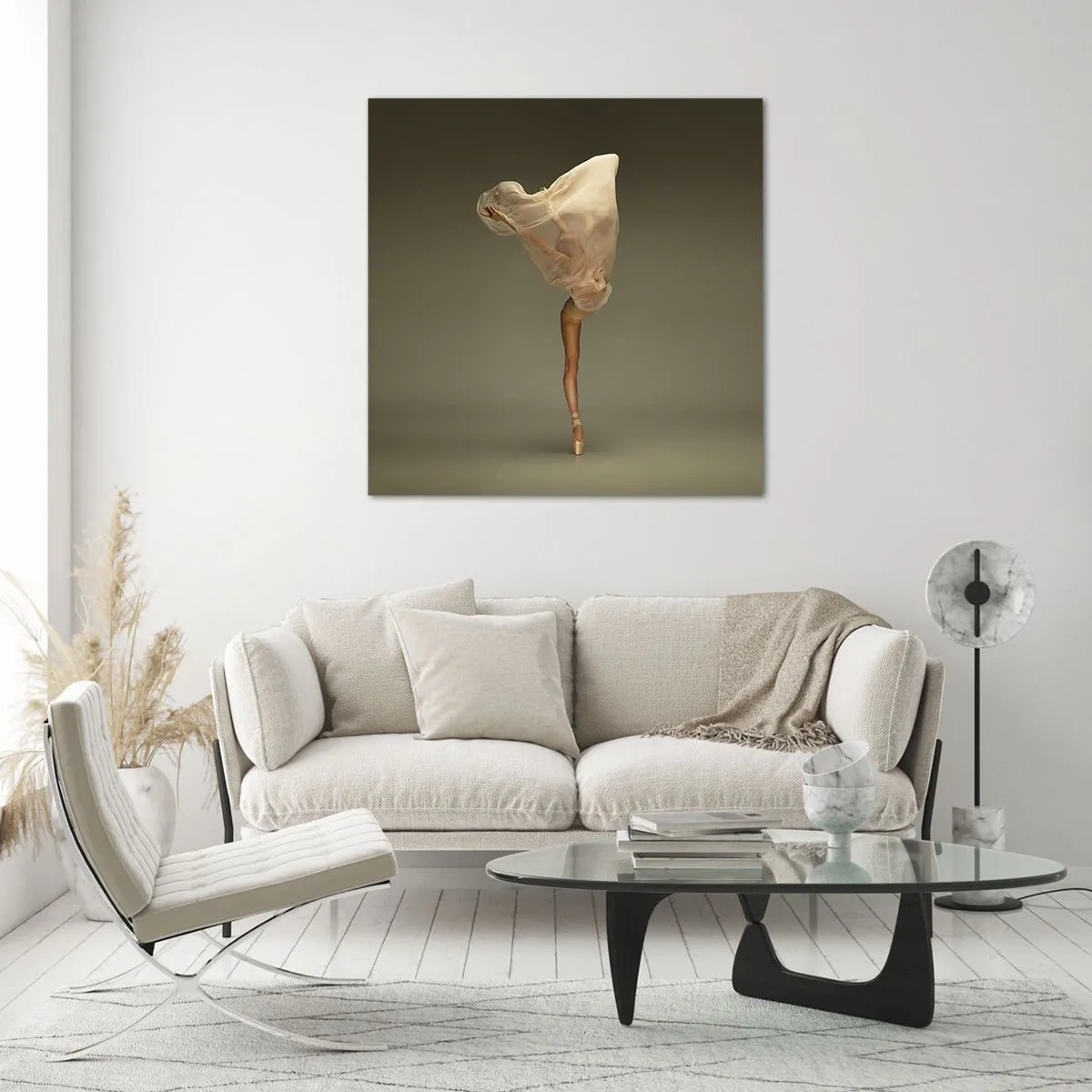 Obraz na skle - Hneď poletí - 60x60 cm