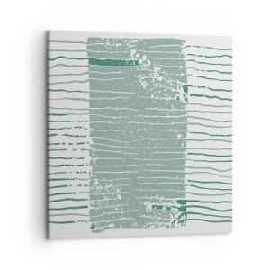 Obraz na plátne - Morská abstrakcia - 50x50 cm