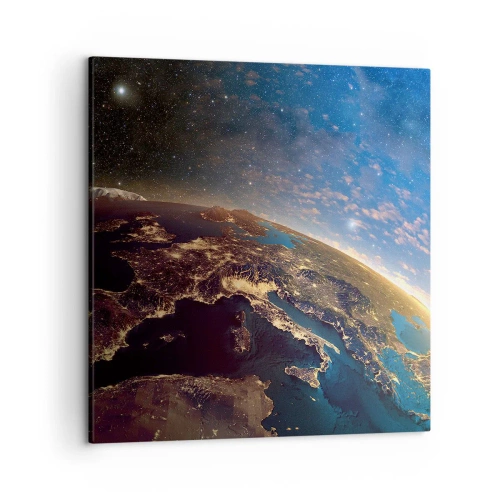 Obraz na plátne - Pozrime sa na seba s odstupom - 50x50 cm