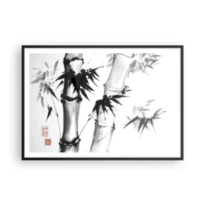 Plagát v čiernom ráme - Blízky záber na orient - 100x70 cm