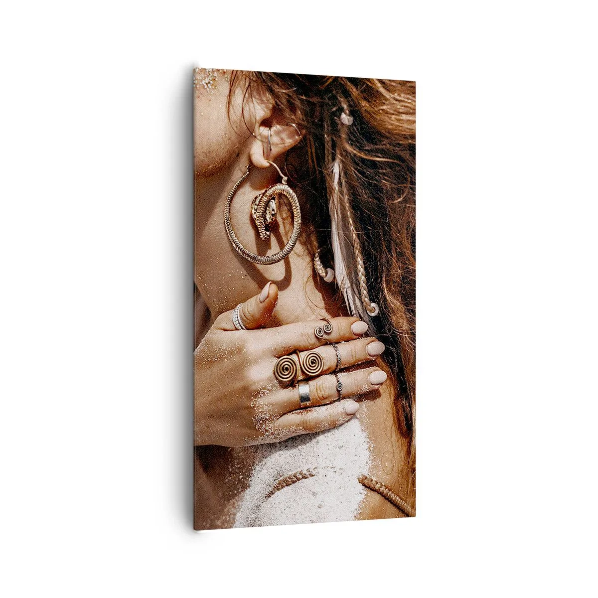 Obraz na plátne - Kráľovná divokej pláže - 65x120 cm