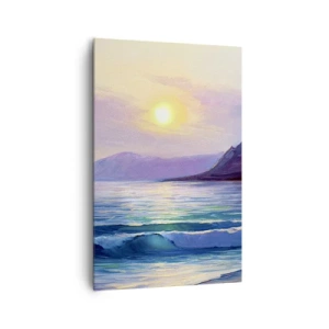 Obraz na plátne - Krištáľ vody a vzduchu - 80x120 cm