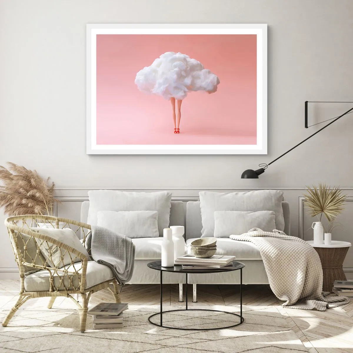 Plagát v bielom ráme - Sladký sľub - 70x50 cm