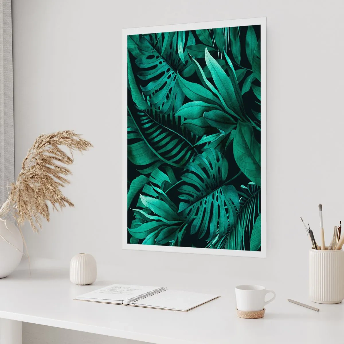 Plagát - Hĺbka tropickej zelene - 30x40 cm