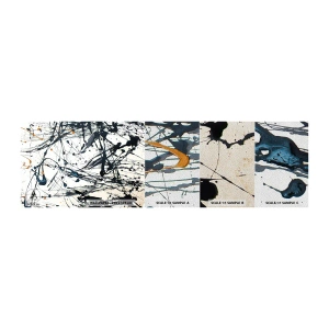 Vzorka fototapety Premium Sand - Expresionistická abstrakcia - Abstrakcia, Kus, Umelecké - 100x30 cm