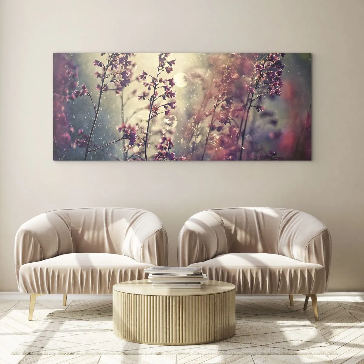 Obraz na skle - Tajná záhrada - 100x40 cm