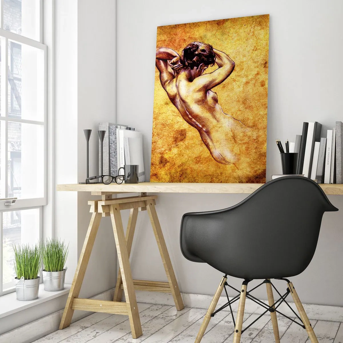 Obraz na skle - Odhalené, ale stále tajomstvo - 50x70 cm