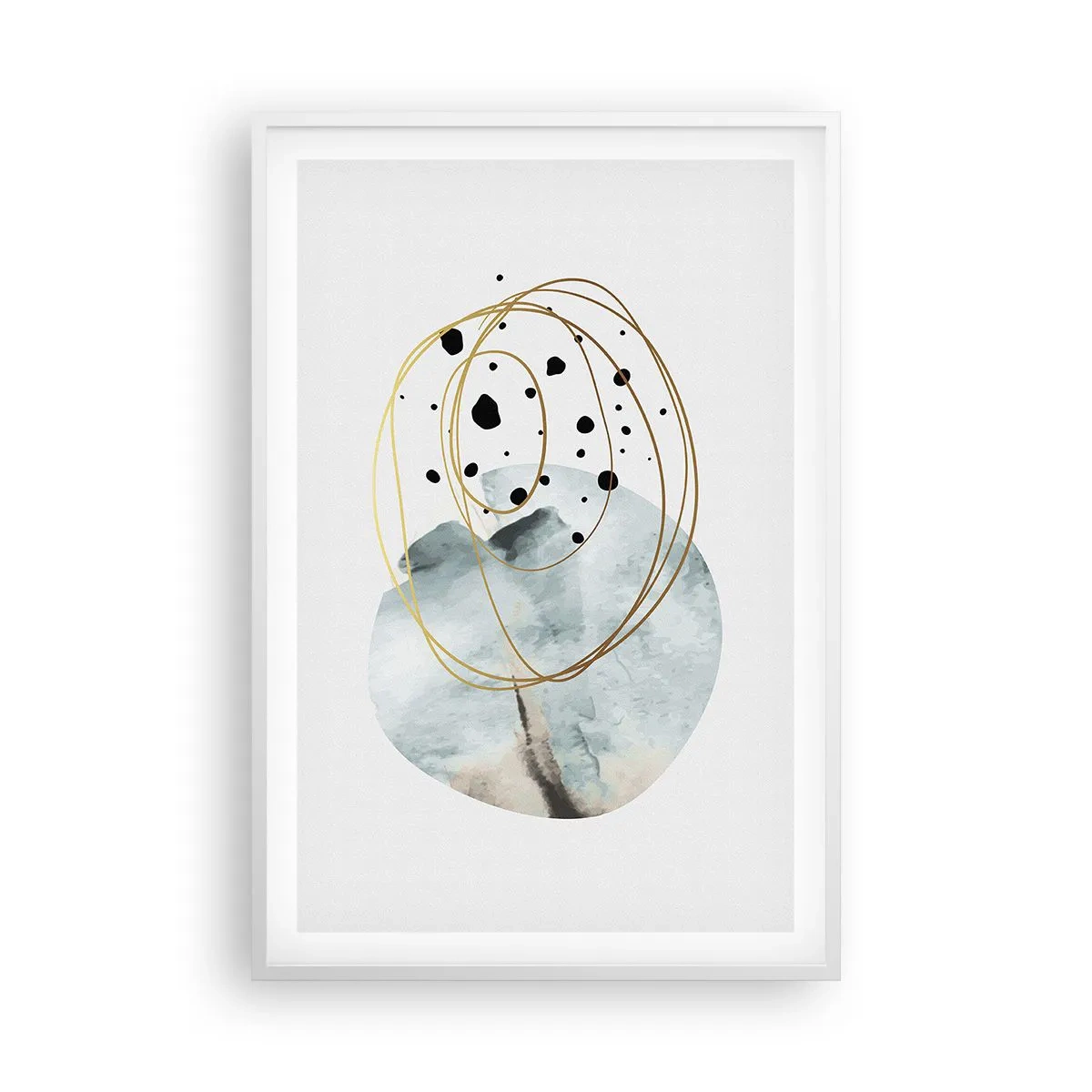 Plagát v bielom ráme - V objatí priestoru - 61x91 cm