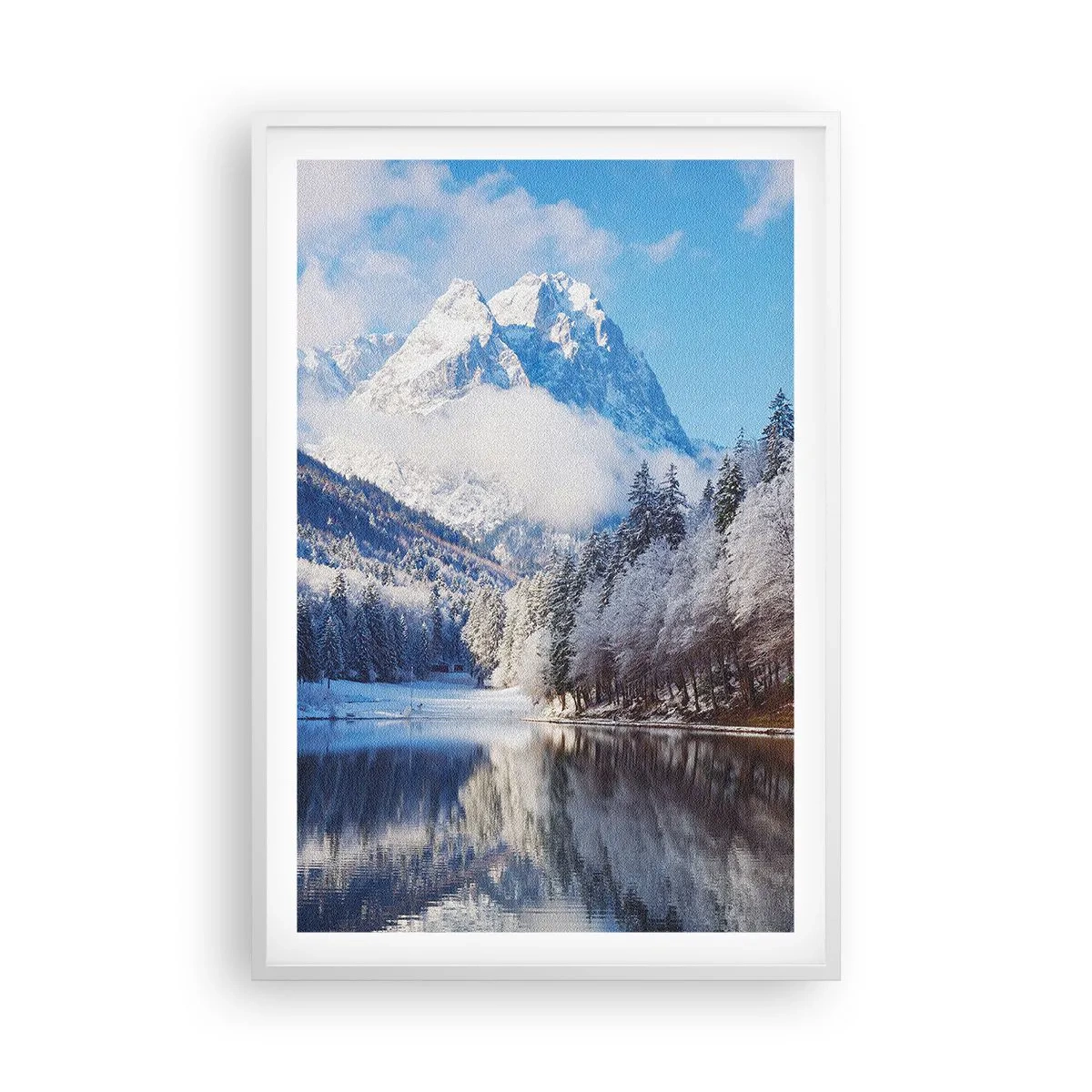 Plagát v bielom ráme - Snehová stráž - 61x91 cm