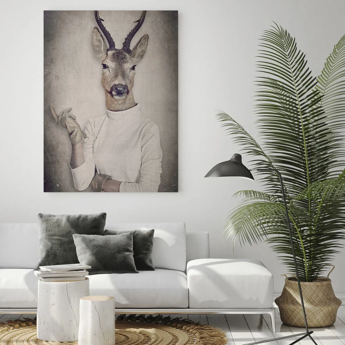 Obraz na skle - Nech prehovoria gestá - 50x70 cm