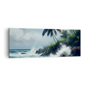 Obraz na plátne - Na tropickom pobreží - 140x50 cm