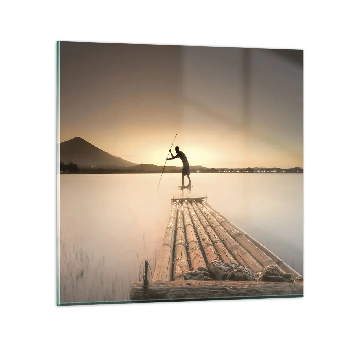 Obraz na skle - Pred odpočinkom - 40x40 cm