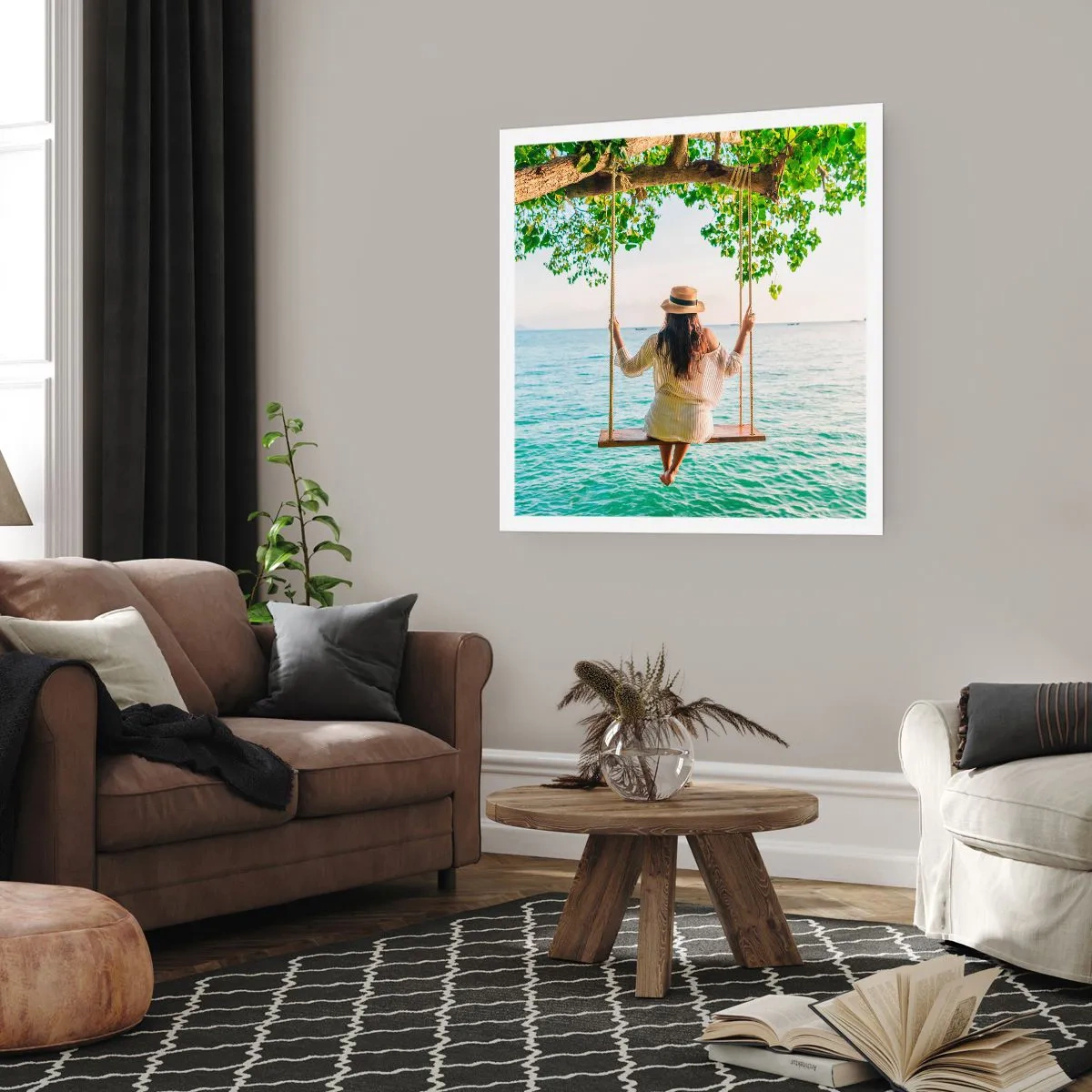 Plagát - Život je krásny - 40x40 cm