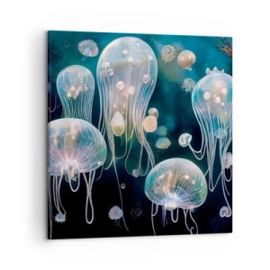 Obraz na plátne - Podvodný ples - 50x50 cm