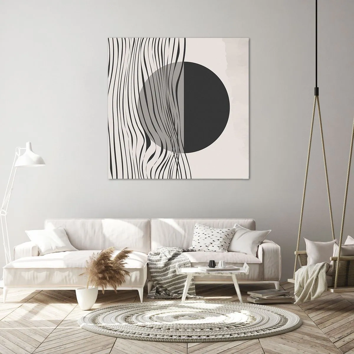 Obraz na plátne - Polovičná kompozícia - 70x70 cm