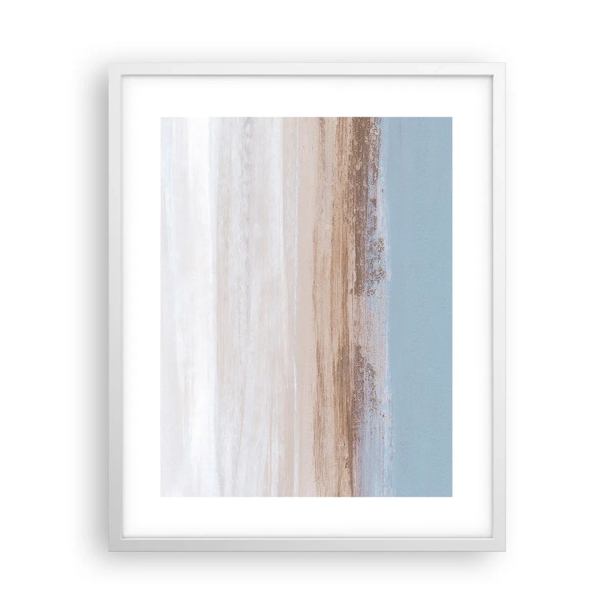 Plagát v bielom ráme - Dvojznačná krajina - 40x50 cm