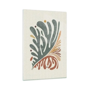 Obraz na skle - Viacfarebný list - 80x120 cm