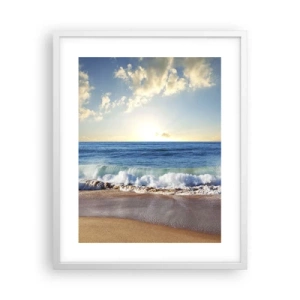 Plagát v bielom ráme - Pohyb a nehybnosť zároveň - 40x50 cm