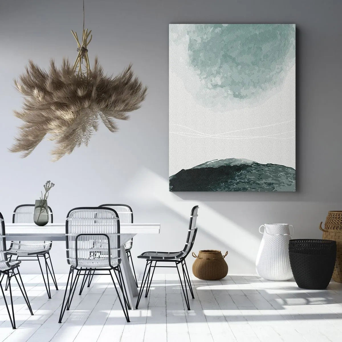 Obraz na plátne - Stretnutie s hmlou - 65x120 cm