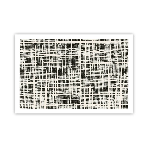 Plagát - Tkaná kompozícia - 91x61 cm