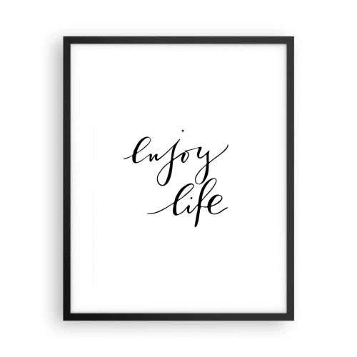 Plagát v čiernom ráme - Niet čo dodať… - 40x50 cm