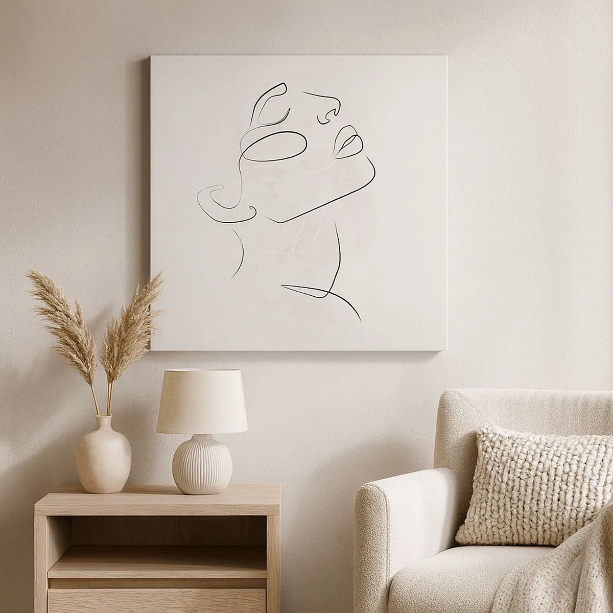 Obraz na plátne - Náčrt sna - 30x30 cm