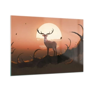 Obraz na skle - Táto noc sa nepodobá iným - 100x70 cm