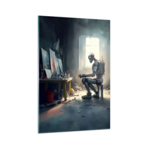 Obraz na skle - Akt stvorenia - 70x100 cm