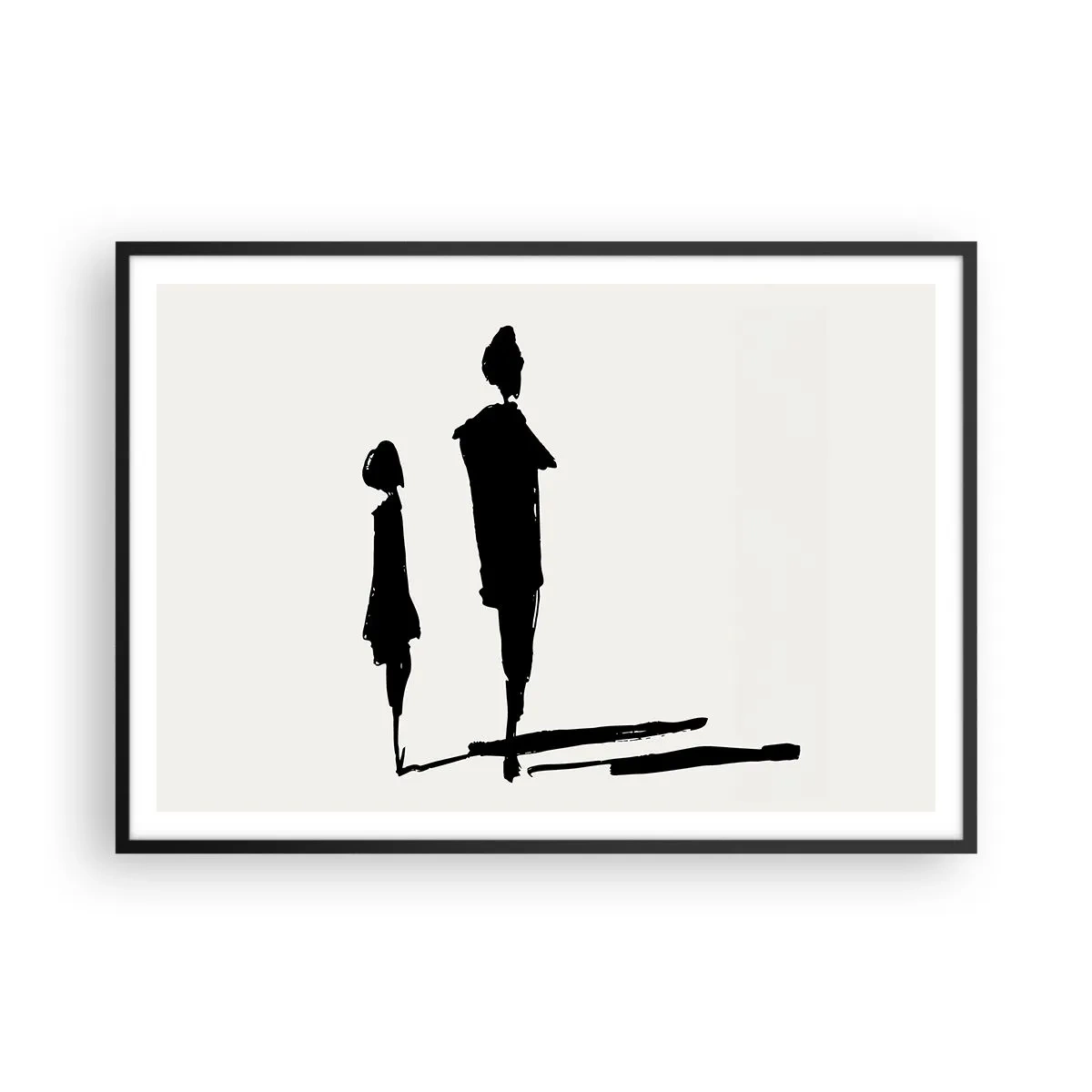 Plagát v čiernom ráme - Určite spolu? - 100x70 cm