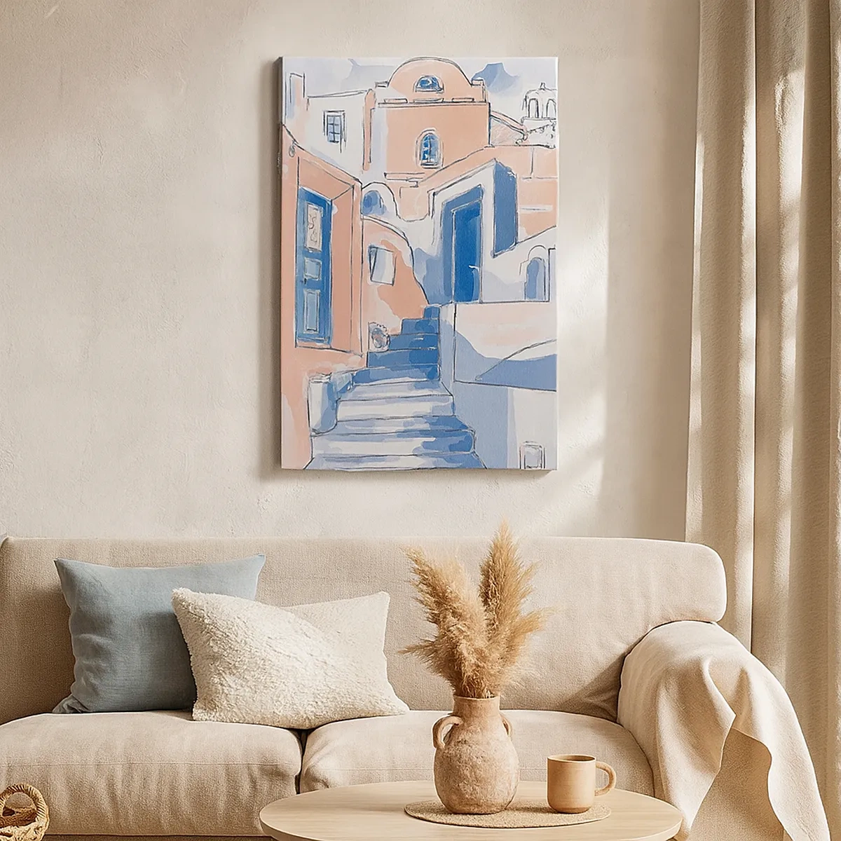 Obraz na plátne - Exotické mesto - 50x70 cm