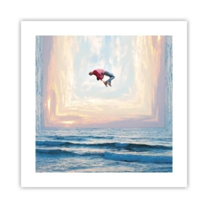 Plagát - Do inej dimenzie - 40x40 cm