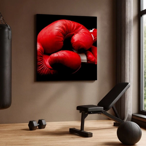 Obraz na plátne - Emócie boja za nami - 30x30 cm