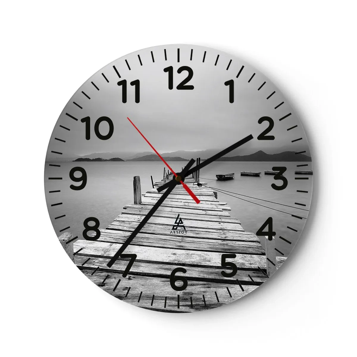 Nástenné hodiny - Za horami, za morom  - 30x30 cm