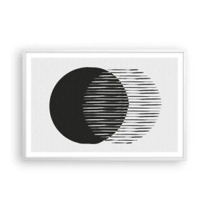 Plagát v bielom ráme - Jeho alter ego - 91x61 cm