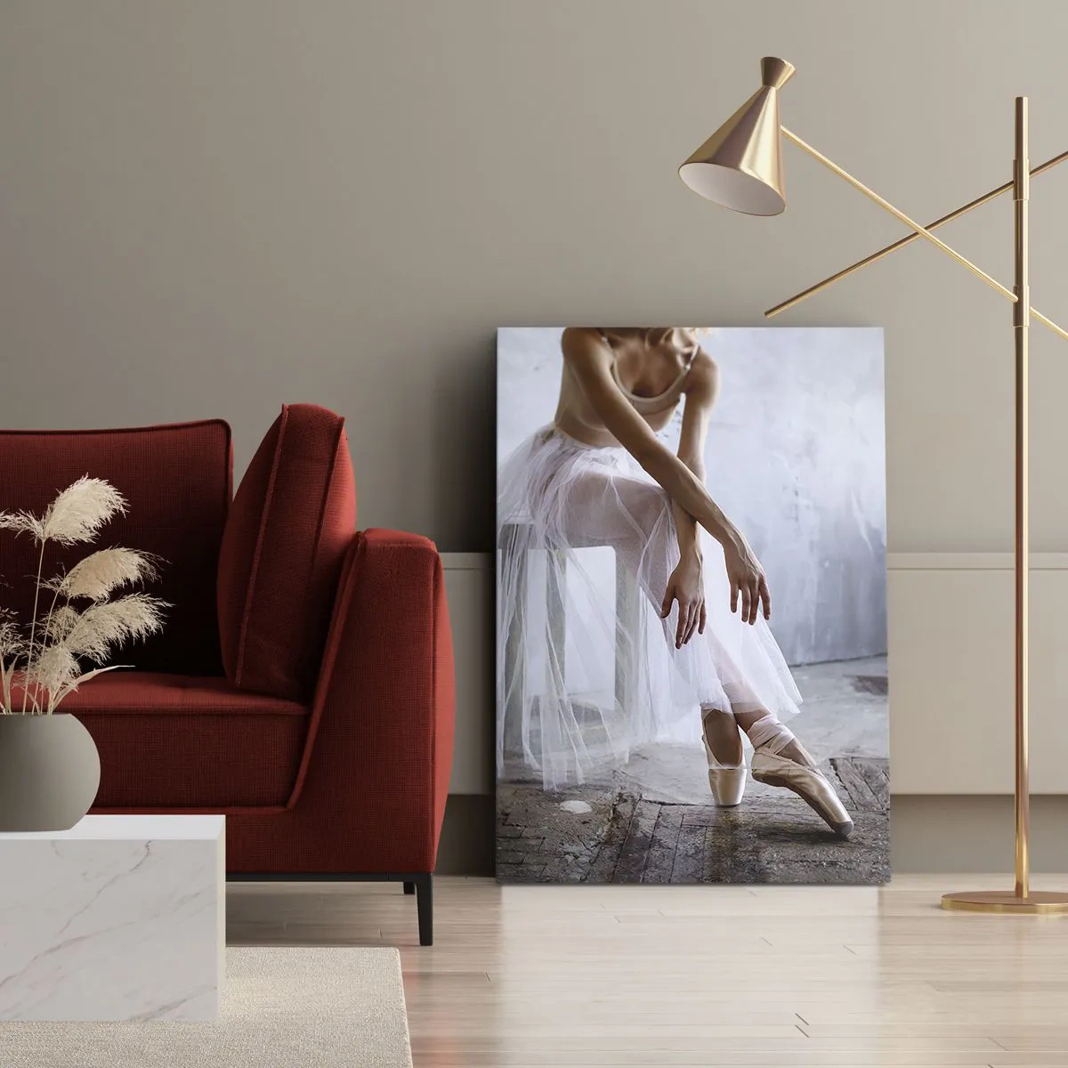 Obraz na plátne - Než sa rozsvietia svetlá rampy - 45x80 cm