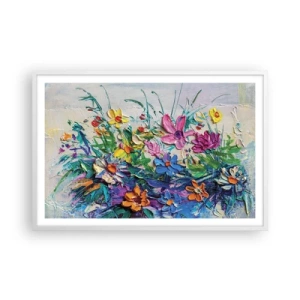 Plagát v bielom ráme - Vôbec nie zátišie - 91x61 cm