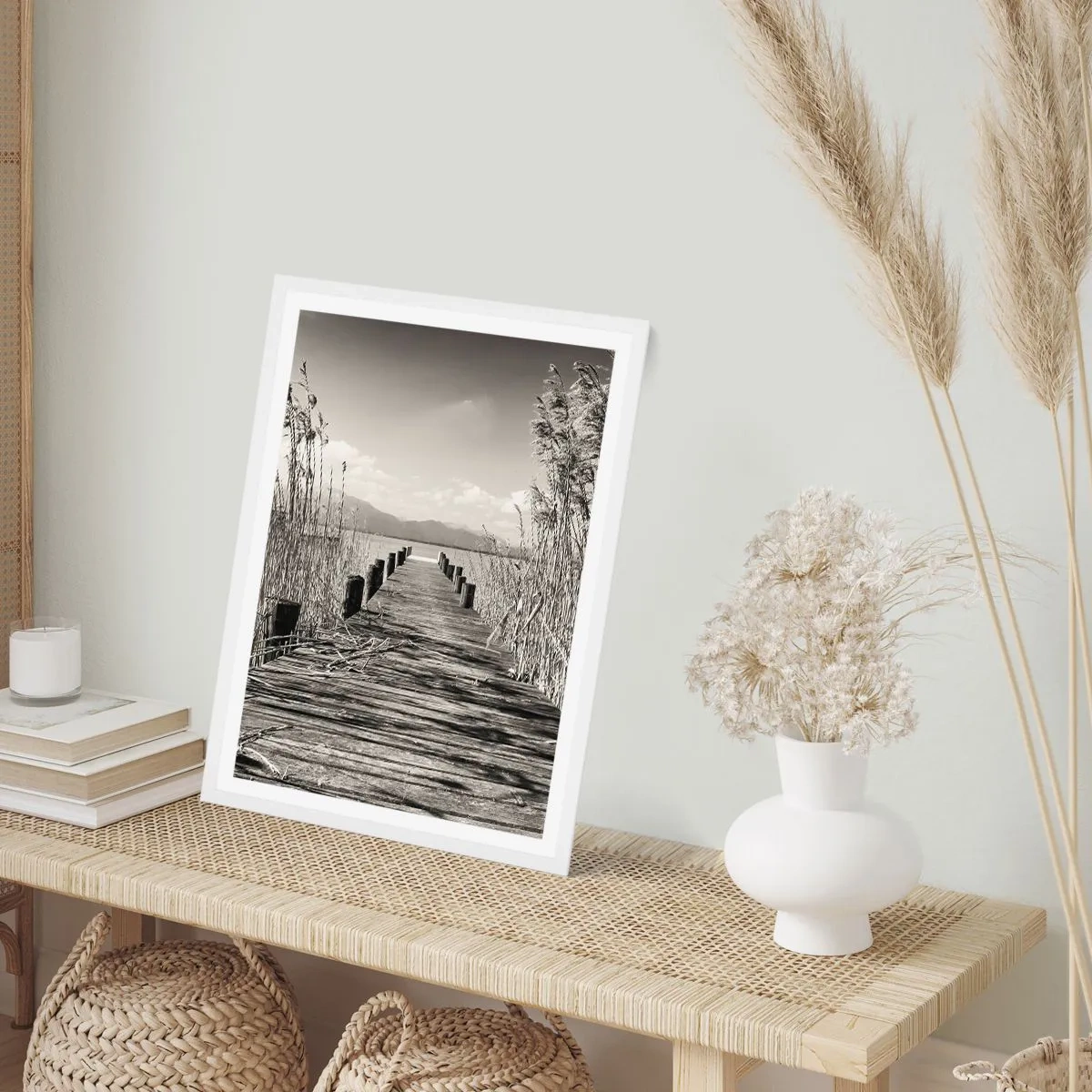 Plagát v bielom ráme - V ústraní tráv - 30x40 cm