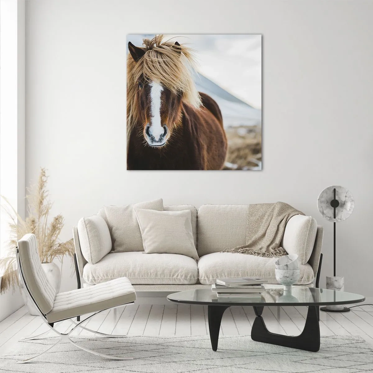 Obraz na skle - Cítiš slobodu? - 60x60 cm