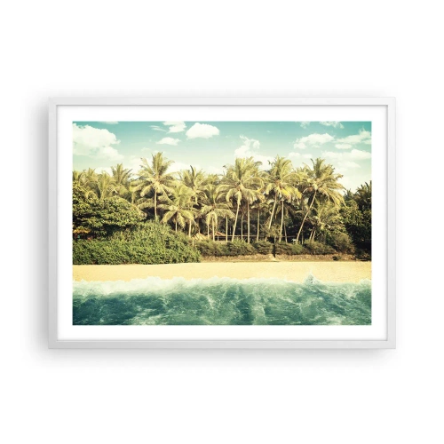 Plagát v bielom ráme - Čo napríklad tu? - 70x50 cm