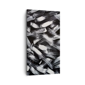 Obraz na plátne - Abstrakcia v industriálnom duchu - 45x80 cm