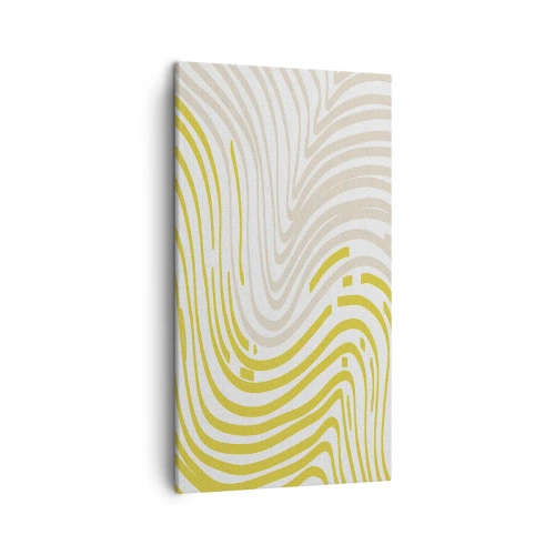 Obraz na plátne - Kompozícia s miernym ohybom - 45x80 cm