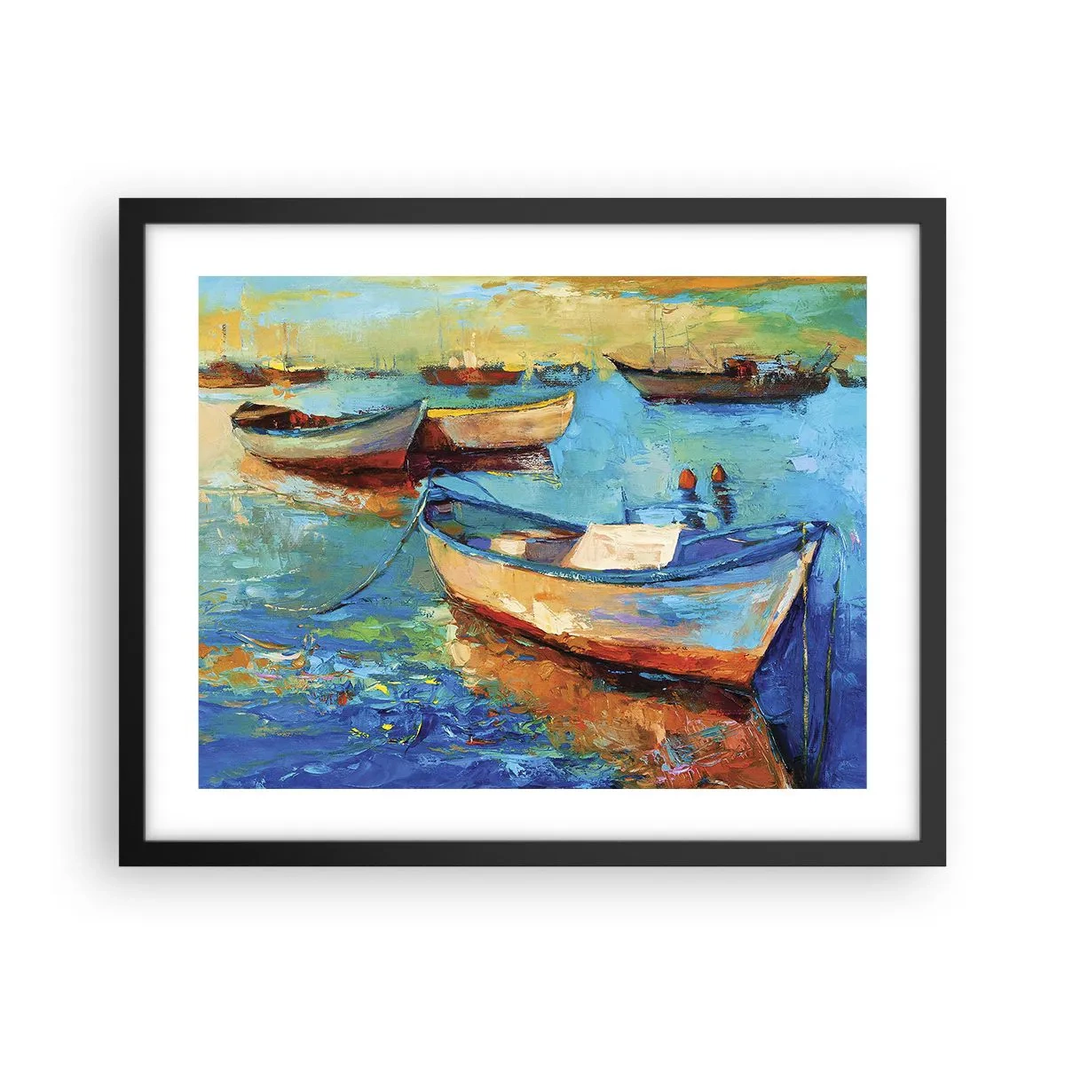 Plagát v čiernom ráme - V južnom zálive - 50x40 cm