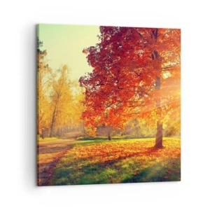 Obraz na plátne - Červené je krásne - 60x60 cm