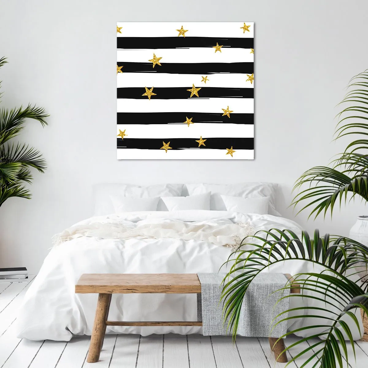 Obraz na plátne - Všetci sme sa narodili pod šťastnou hviezdou - 40x40 cm