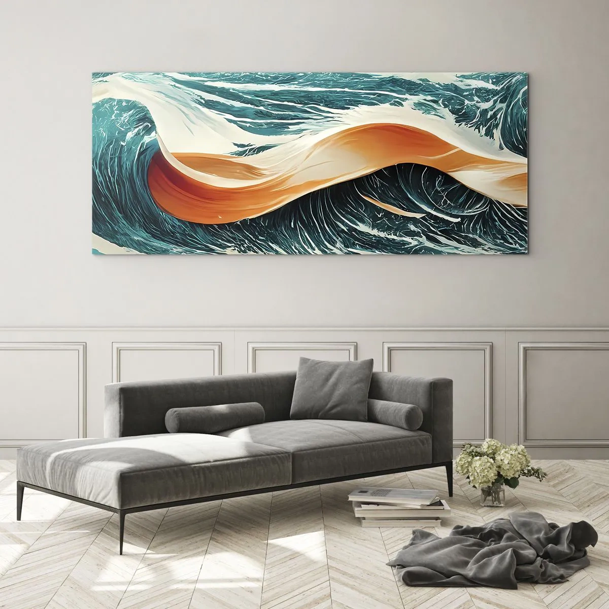 Obraz na skle - Surferov sen - 100x40 cm