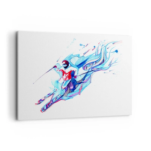 Obraz na plátne - Šialený beh za radosťou - 100x70 cm