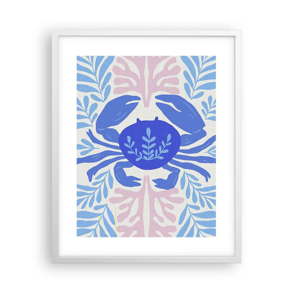 Plagát v bielom ráme - Ako morský kvet - 40x50 cm