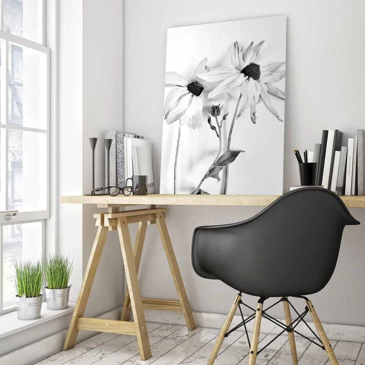 Obraz na skle - Nikto nechce byť sám - 50x70 cm